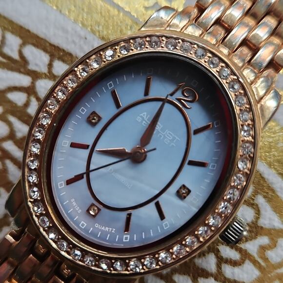 August Steiner Rose Gold-Tone Watch Collection - Picture 7 of 8